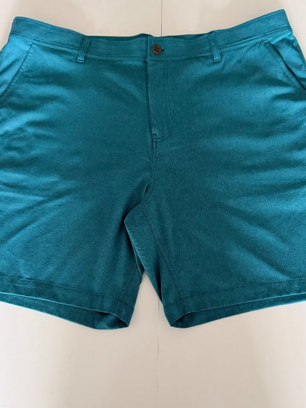 32 Degrees Cool Shorts Mens XXL Blue Teal Stretch Performance Golf Athleisure